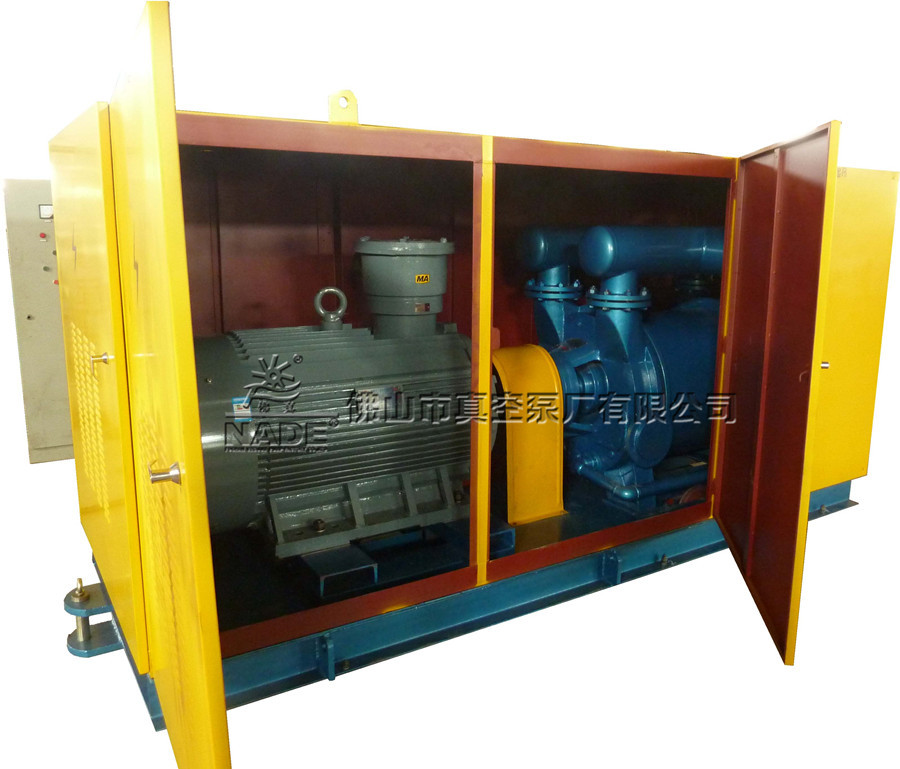 WSYP瓦斯移動抽放泵站-水環式真空泵內部結構圖